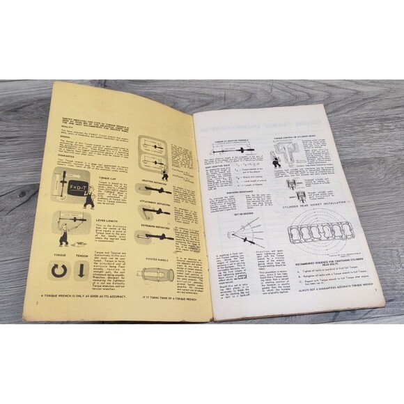 VINTAGE ENGINE TORQUE SPECIFICATIONS 1963 CARS TRUCKS BOATS TRACTORS STURTEVANT - Picture 5 of 7